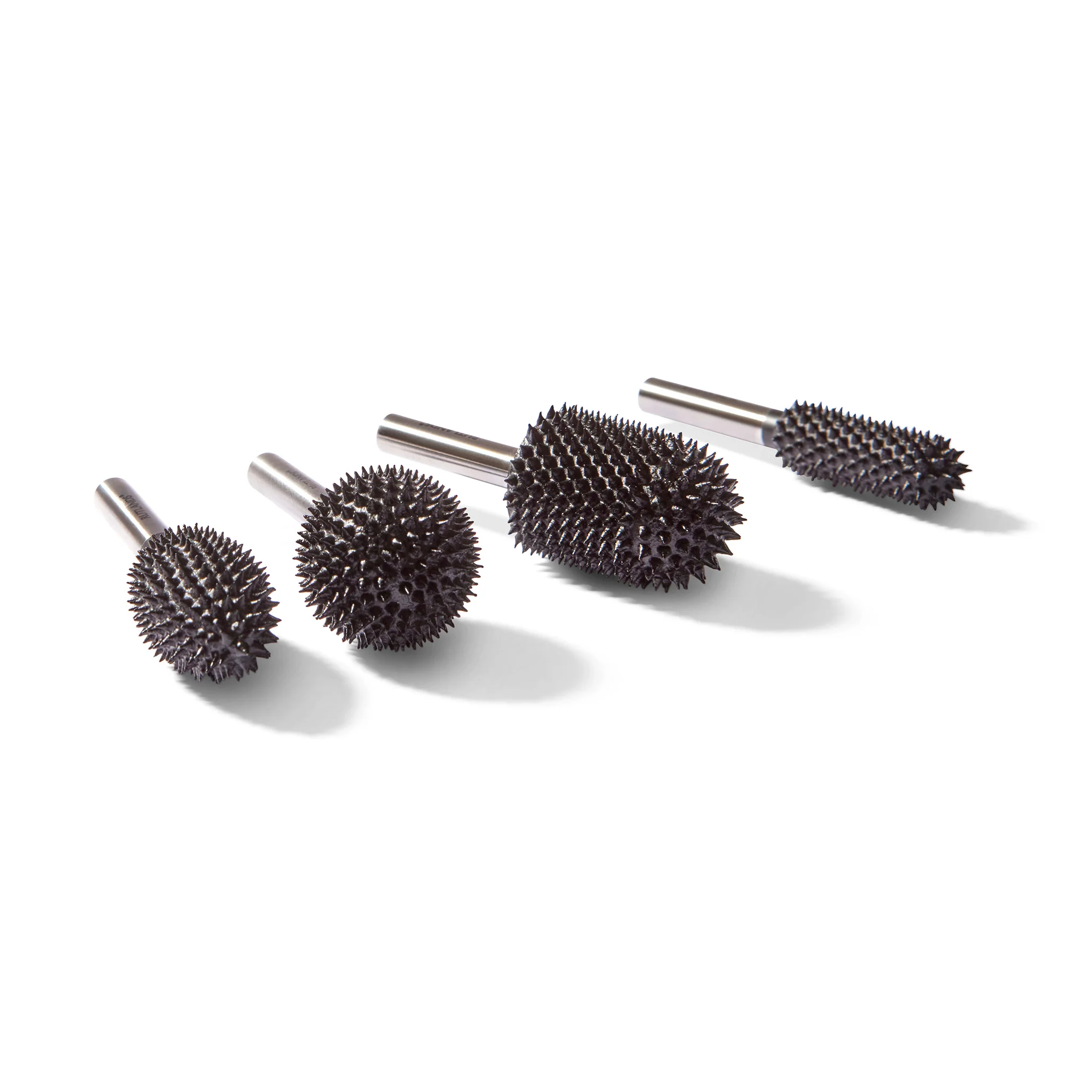 Carbide Rotary Carving Burrs - 6.35mm Shank - Set of 4 - Image 3