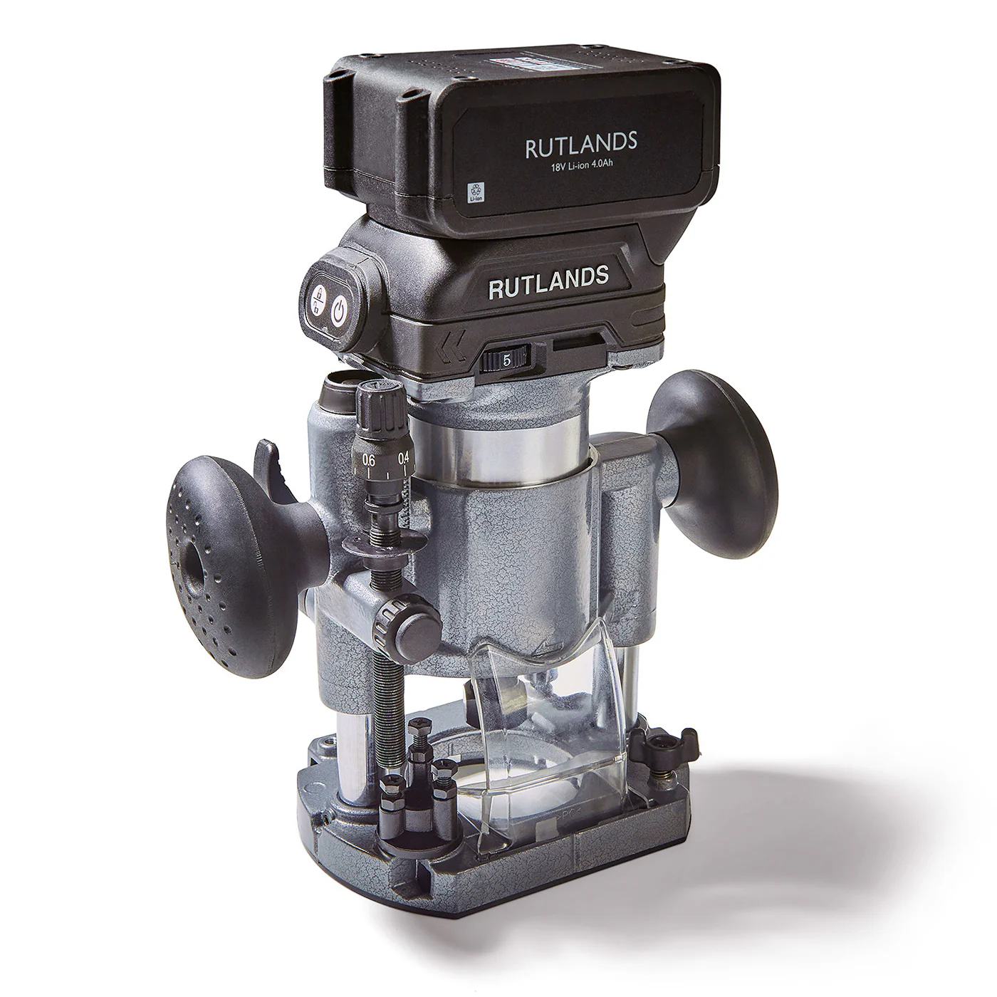 R60 Brushless Cordless 18V 1/4" Router with 3 Bases - Image 3