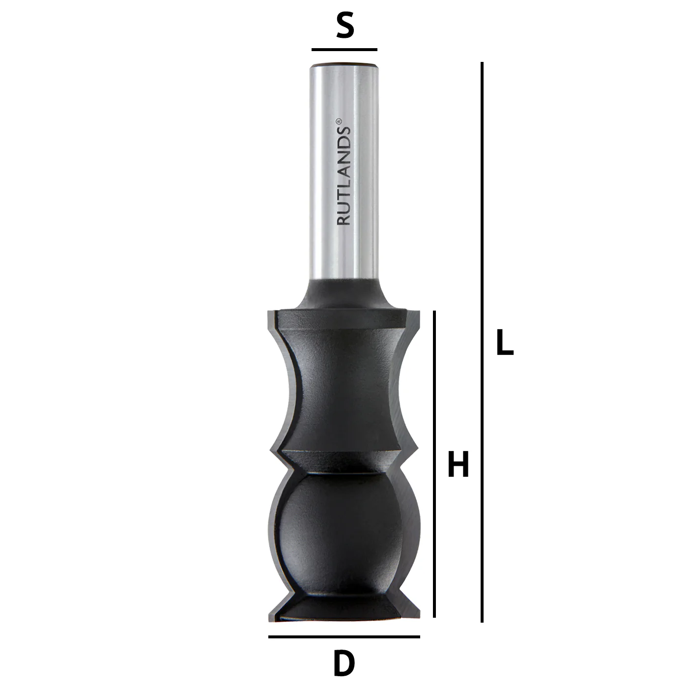 Router Bit - Crown Moulding - D=28.6mm H=57.2mm L=101.6mm S=1/2" - Image 3