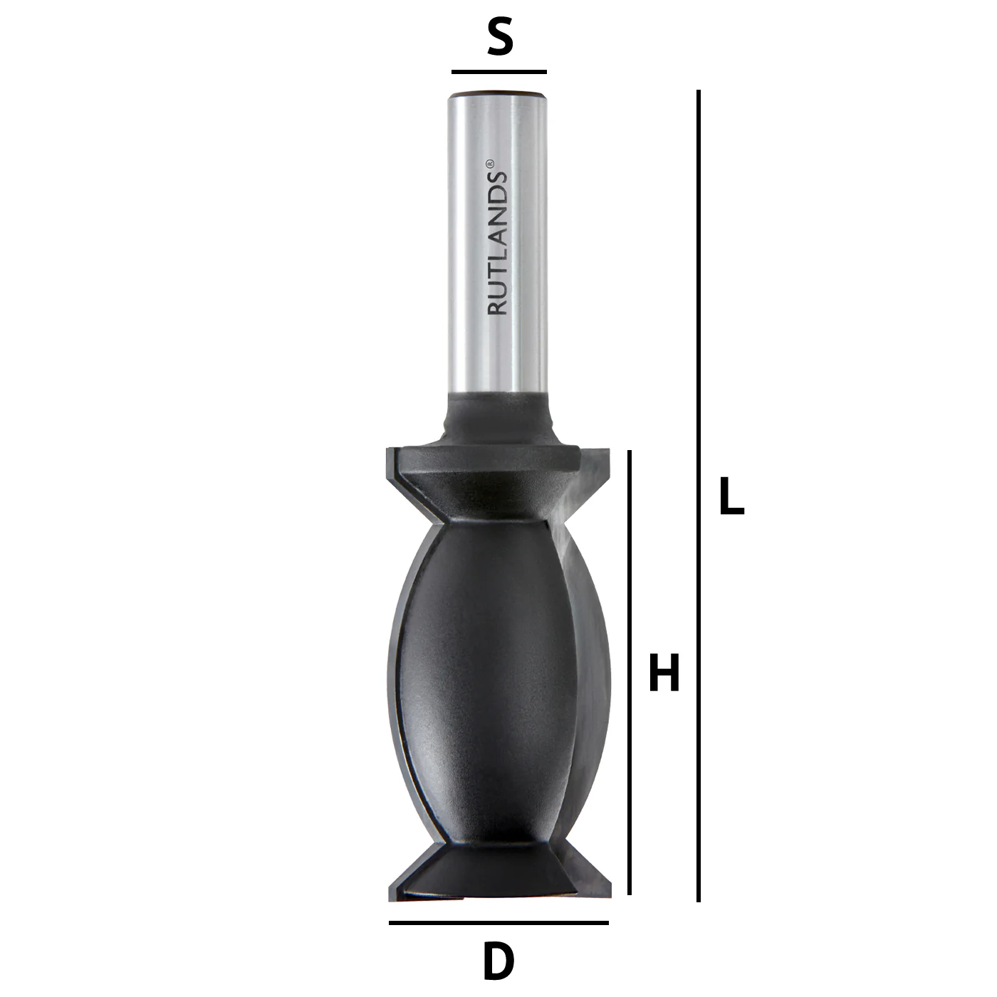 Router Bit - Crown Moulding - D=28.6mm H=57.2mm L=101.6mm S=1/2" - Image 3
